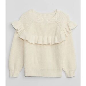 Gap - Ruffle Crewneck Sweater - 4 Yrs